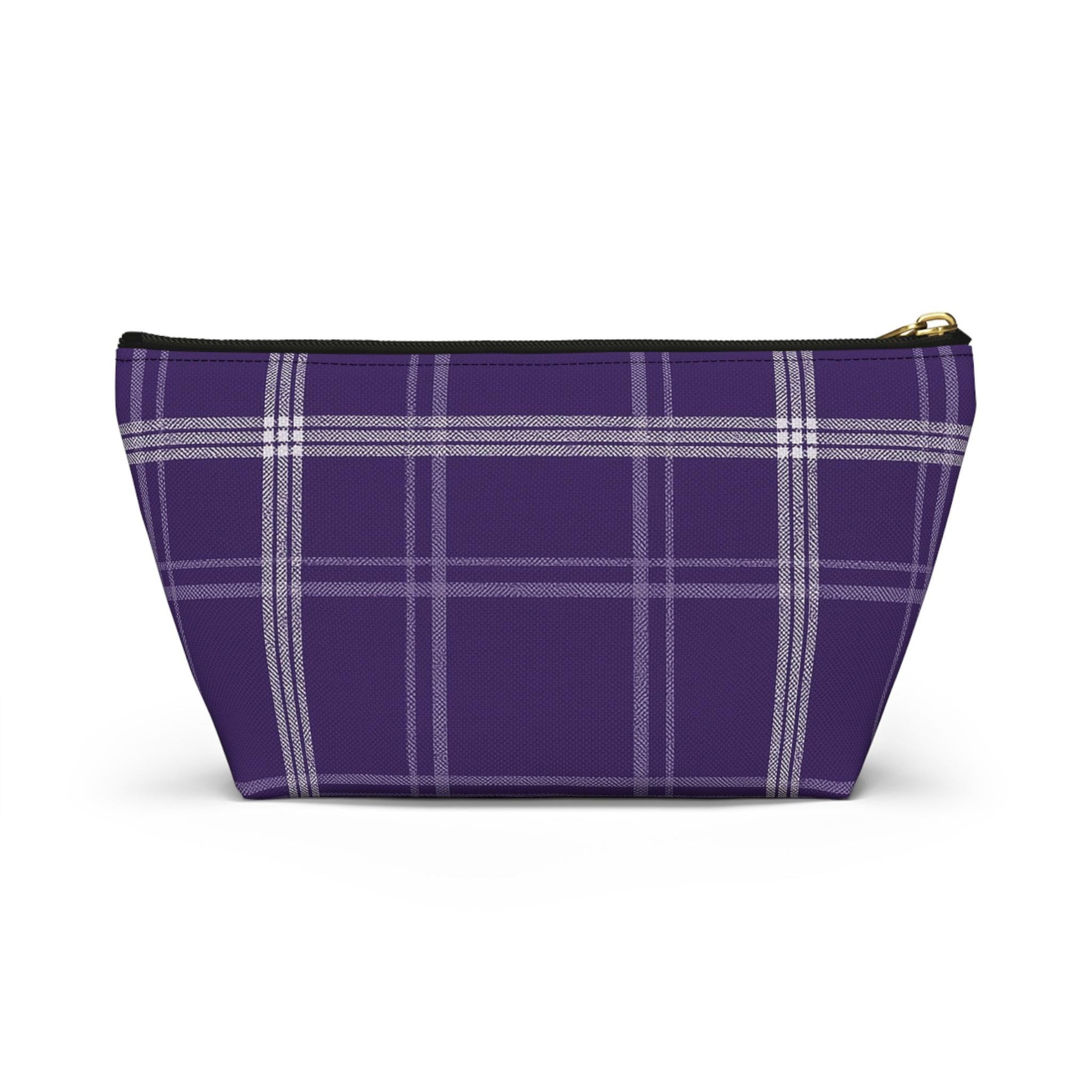 Plaid Accessory Pouch - School Team Makeup Bag, Tailgate Pouch, Preppy School Pride Gift, Travel Pouch, Gift for Friend