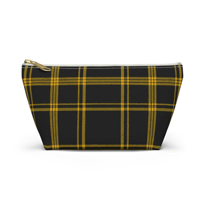 Plaid Accessory Pouch - School Team Makeup Bag, Tailgate Pouch, Preppy School Pride Gift, Travel Pouch, Gift for Friend