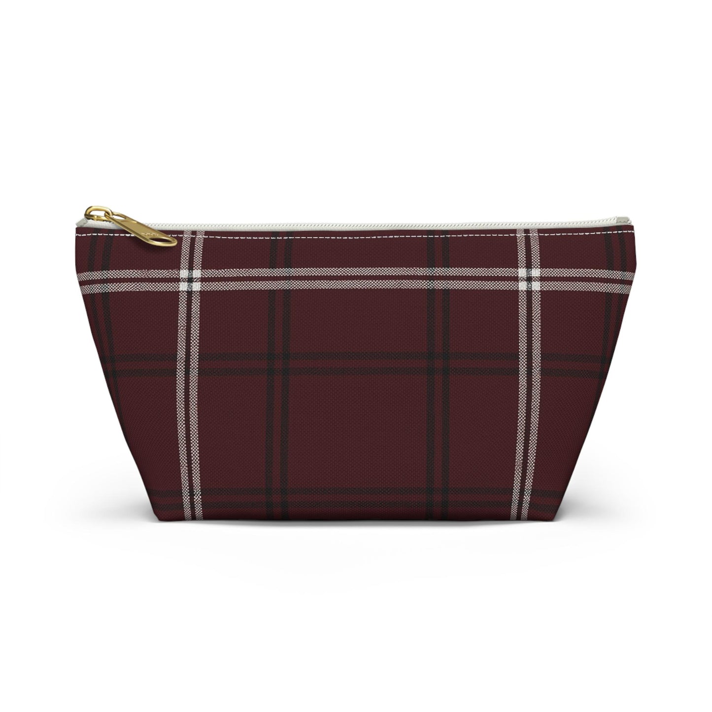 Plaid Accessory Pouch - School Team Makeup Bag, Tailgate Pouch, Preppy School Pride Gift, Travel Pouch, Gift for Friend