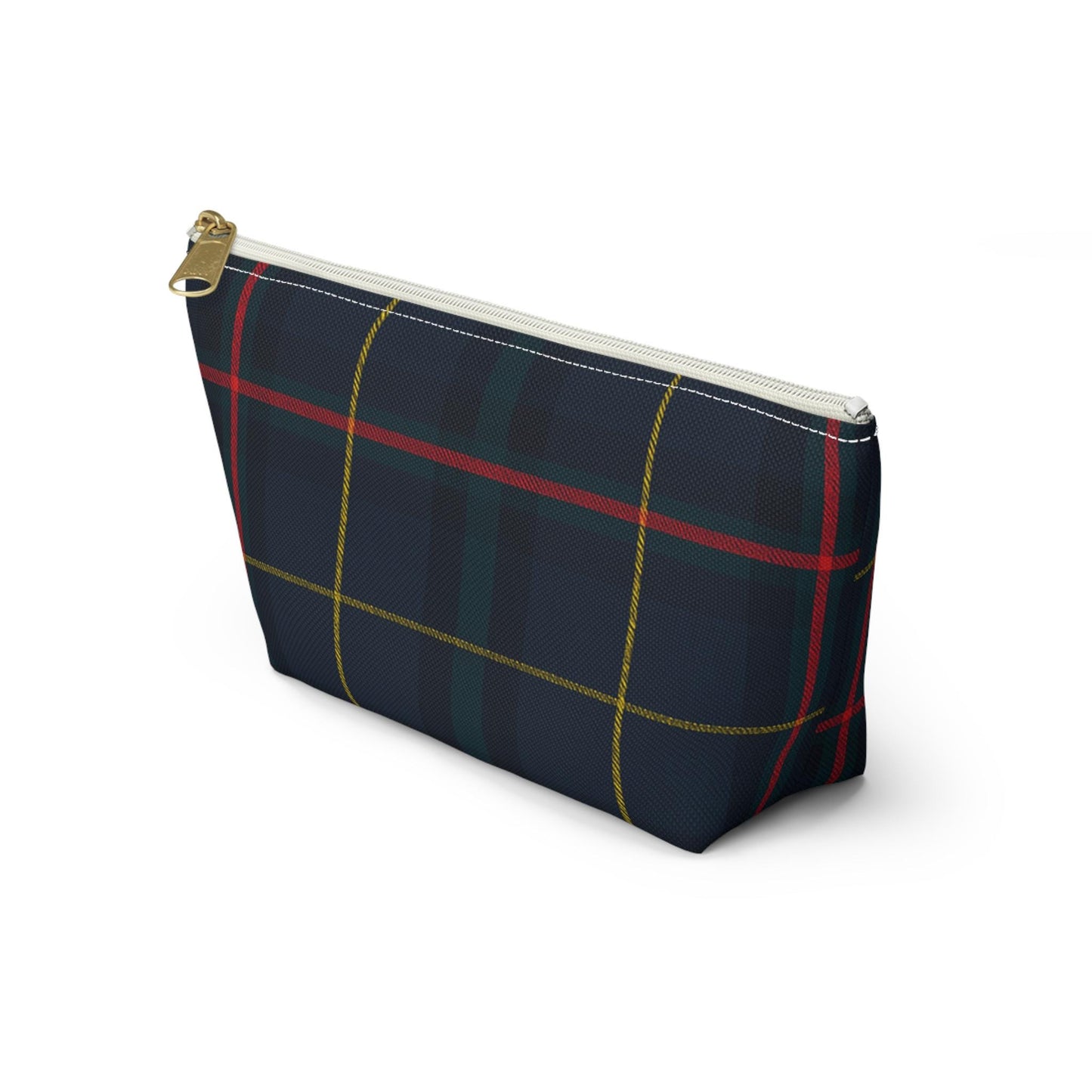 Plaid Accessory Pouch, Make-up Bag, School Supplies Case, Weekend Trip Essential Carryall