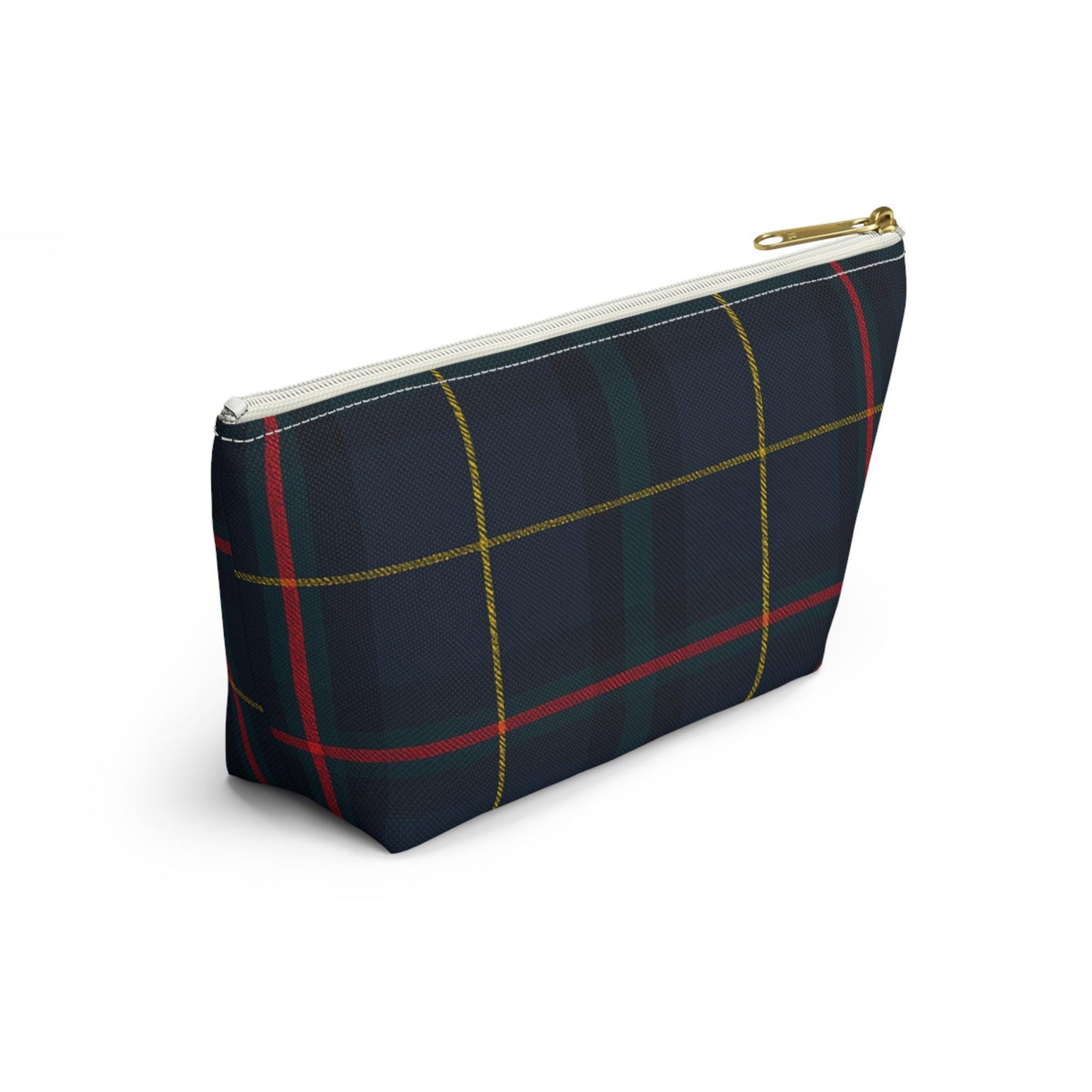 Plaid Accessory Pouch, Make-up Bag, School Supplies Case, Weekend Trip Essential Carryall
