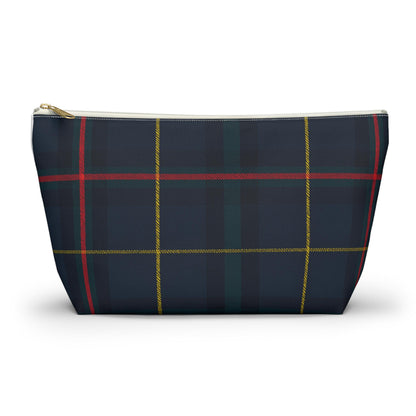 Plaid Accessory Pouch, Make-up Bag, School Supplies Case, Weekend Trip Essential Carryall