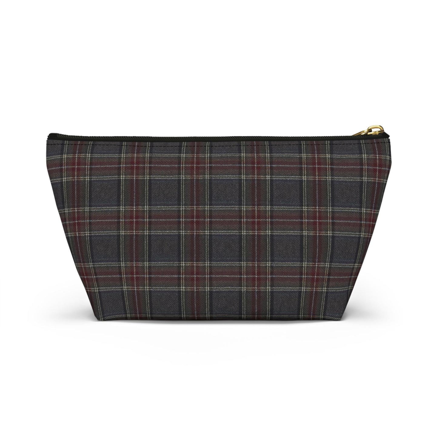 Plaid Accessory Pouch, Make-up Bag, School Supplies Case, Weekend Trip Essential Carryall