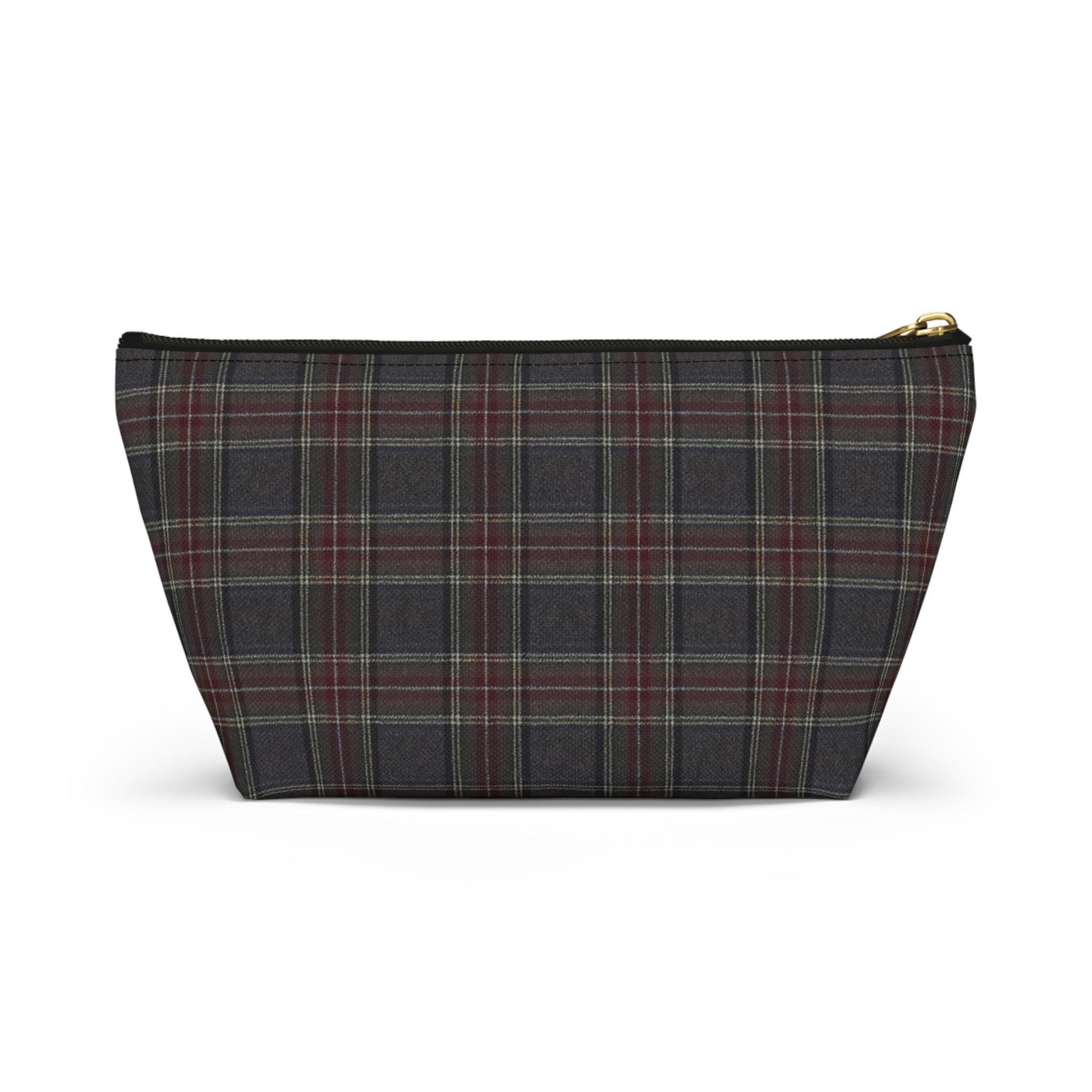 Plaid Accessory Pouch, Make-up Bag, School Supplies Case, Weekend Trip Essential Carryall