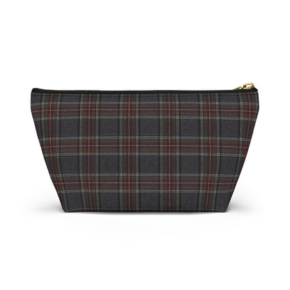 Plaid Accessory Pouch, Make-up Bag, School Supplies Case, Weekend Trip Essential Carryall