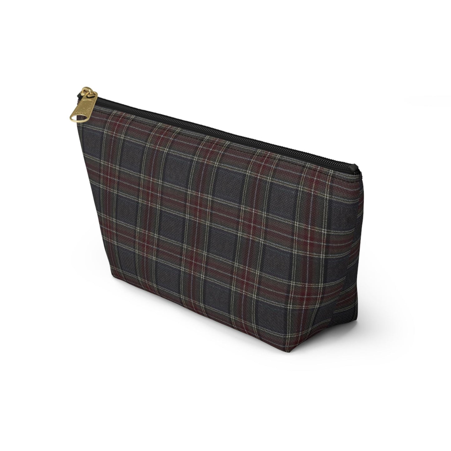 Plaid Accessory Pouch, Make-up Bag, School Supplies Case, Weekend Trip Essential Carryall