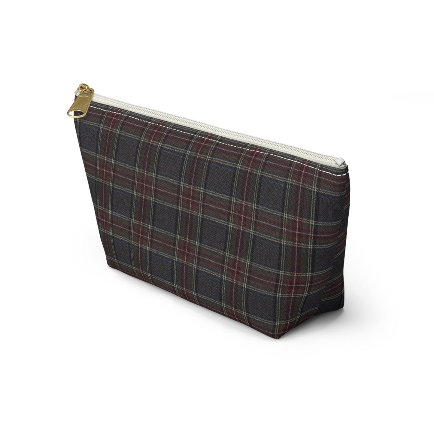Plaid Accessory Pouch, Make-up Bag, School Supplies Case, Weekend Trip Essential Carryall