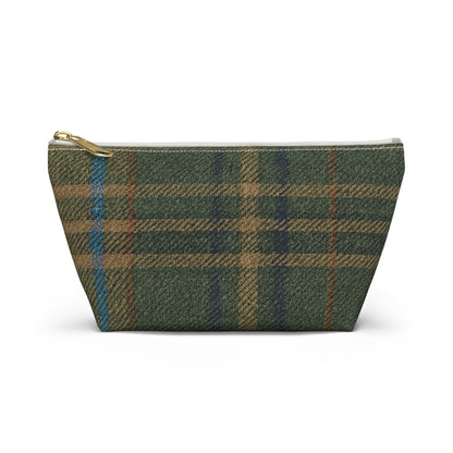 Plaid Accessory Pouch, Make-up Bag, School Supplies Case, Weekend Trip Essential Carryall