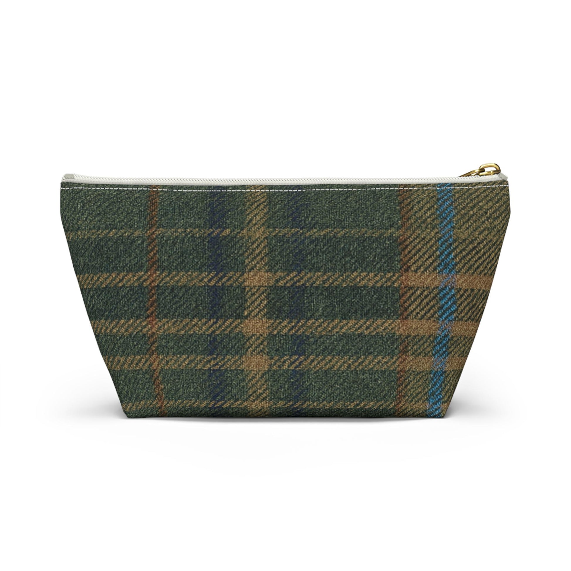 Plaid Accessory Pouch, Make-up Bag, School Supplies Case, Weekend Trip Essential Carryall