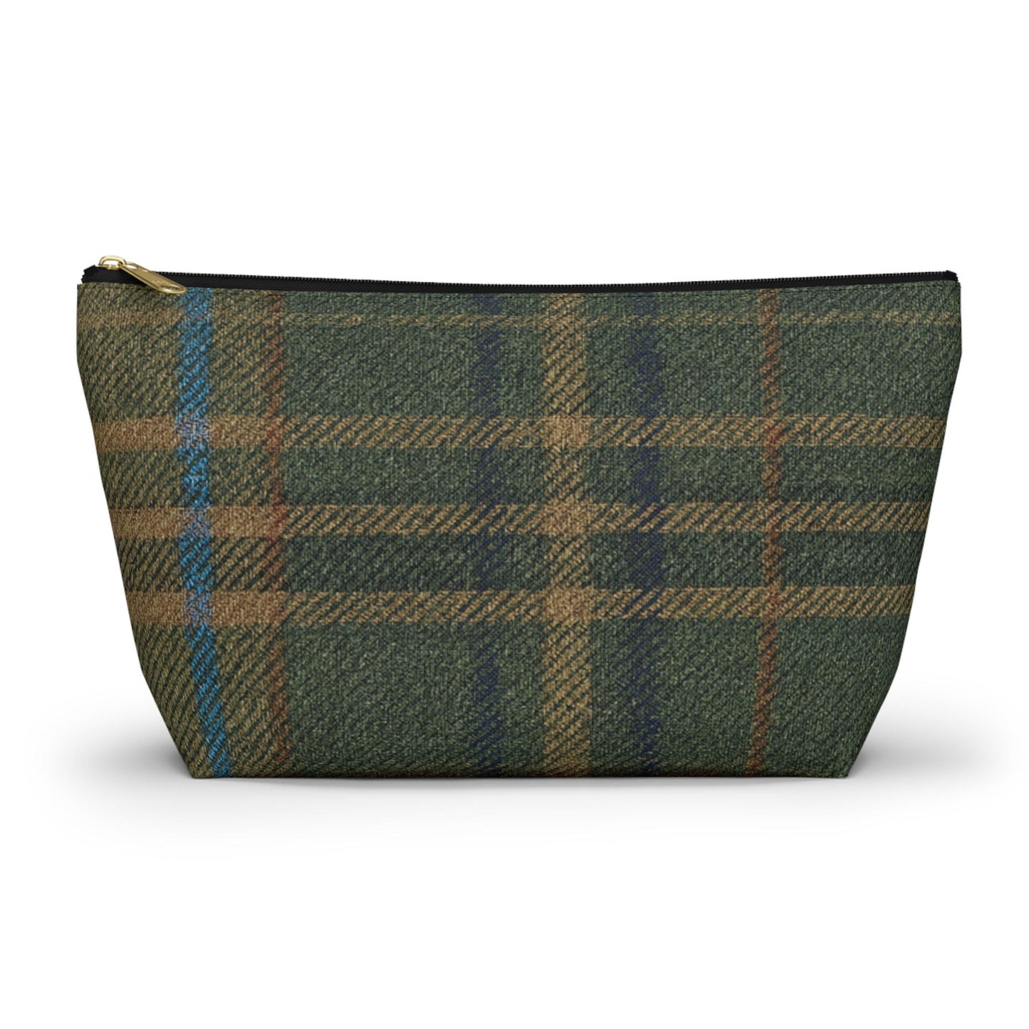 Plaid Accessory Pouch, Make-up Bag, School Supplies Case, Weekend Trip Essential Carryall