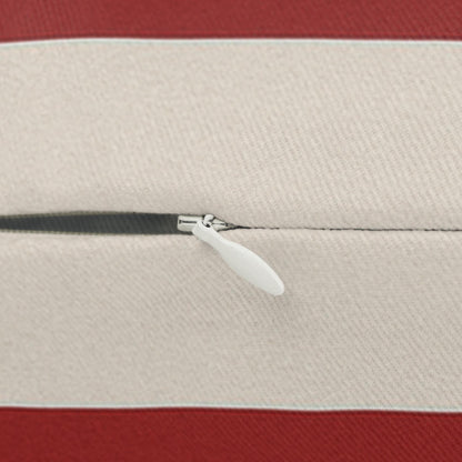 USA Flag Spun Polyester Lumbar Pillow - Patriotic Decor, American Pride Cushion, Made in USA Throw Pillow, Red White and Blue Accent Pillow,