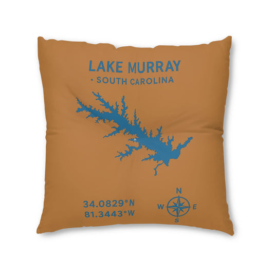 Lake Murray Lakehouse Floor Pillow Tufted Floor Pillow
