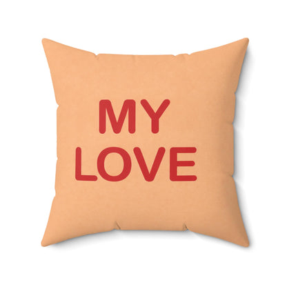 My Love Valentines Day throw pillow