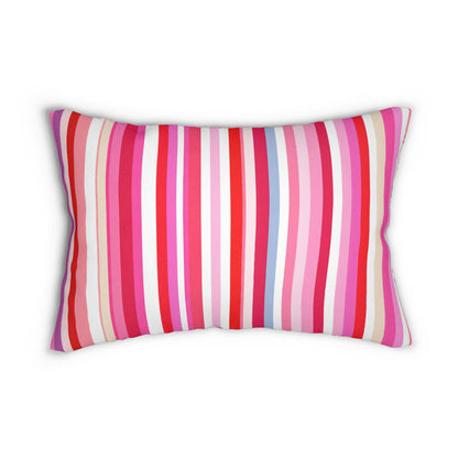 Barcode of Love lumbar pillow | Valentine heart barcode design