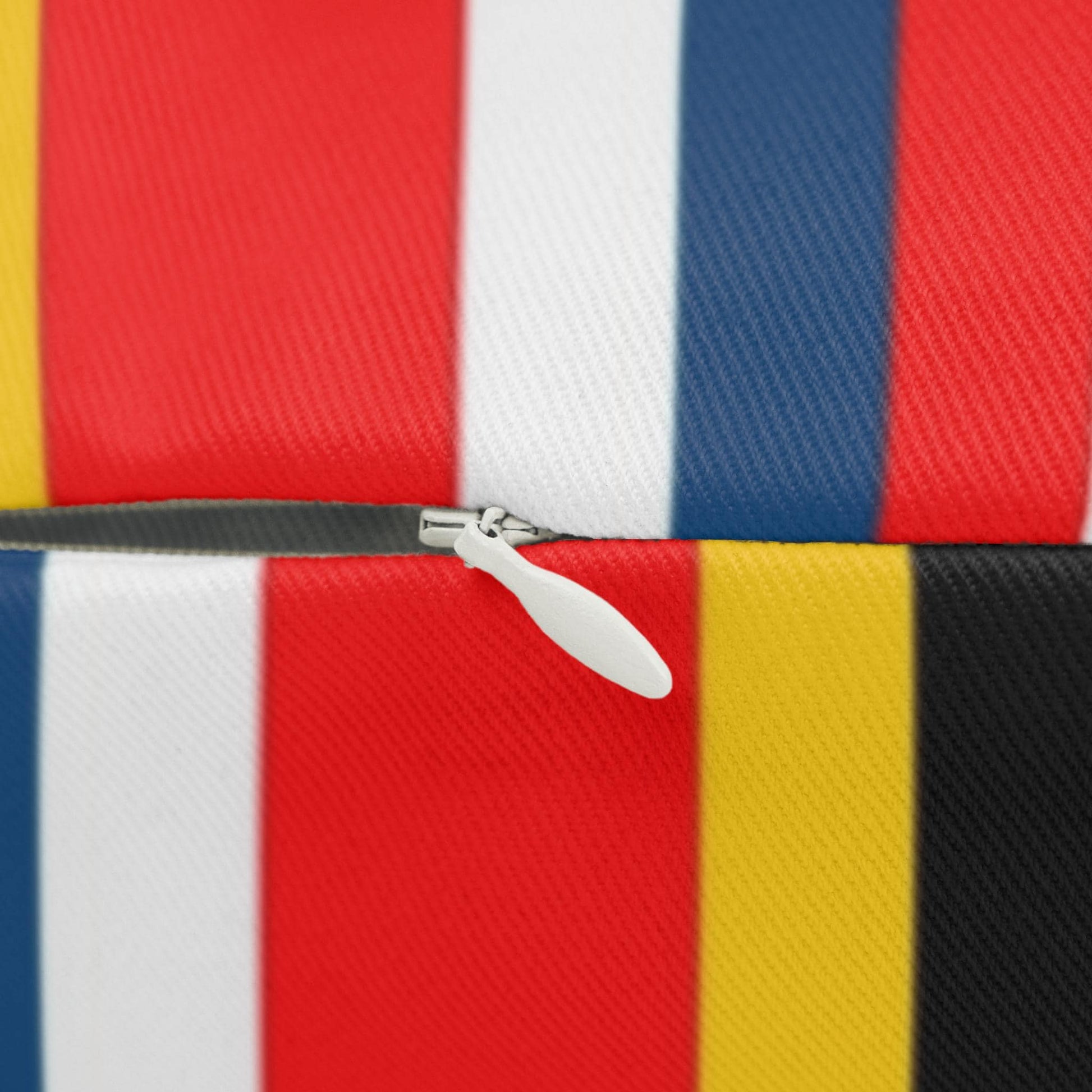 Country Unity Barcode Lumbar Pillow