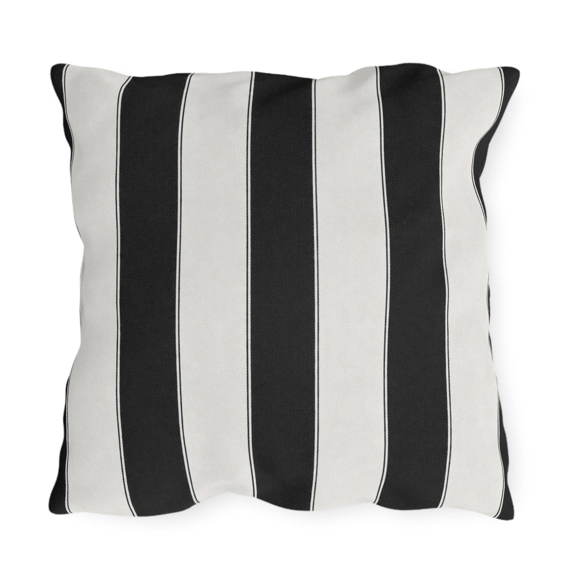 Cabana Stripe Poolside Resort Pillow | Outdoor Pillows | Coastal Patio Cushion