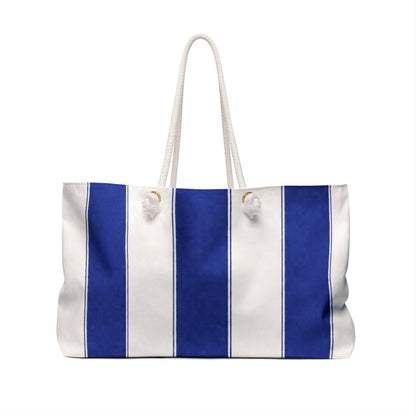 Cabana Poolside Stripe Resort Weekender Bag | Beach Tote for Towels, Makeup, Phone & Magazines