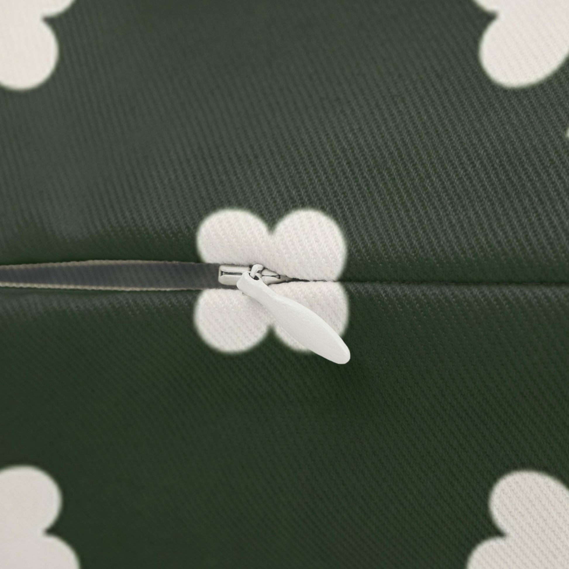 Shamrocks Throw Lumbar Pillow. Great for Saint Patrick Day. Lucky Pillow