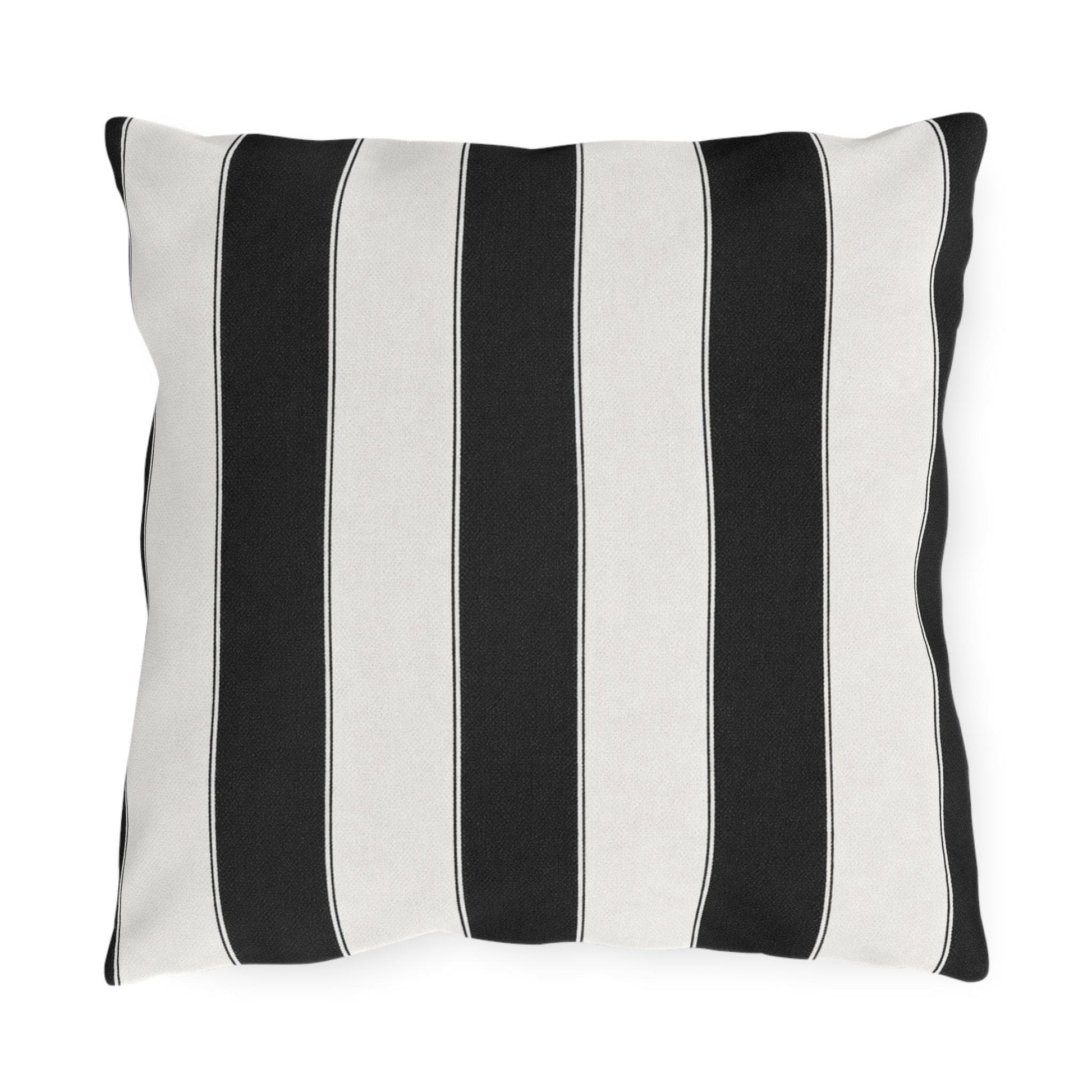 Cabana Stripe Poolside Resort Pillow | Outdoor Pillows | Coastal Patio Cushion