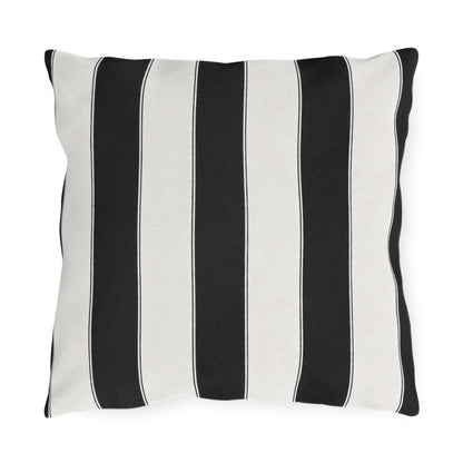 Cabana Stripe Poolside Resort Pillow | Outdoor Pillows | Coastal Patio Cushion