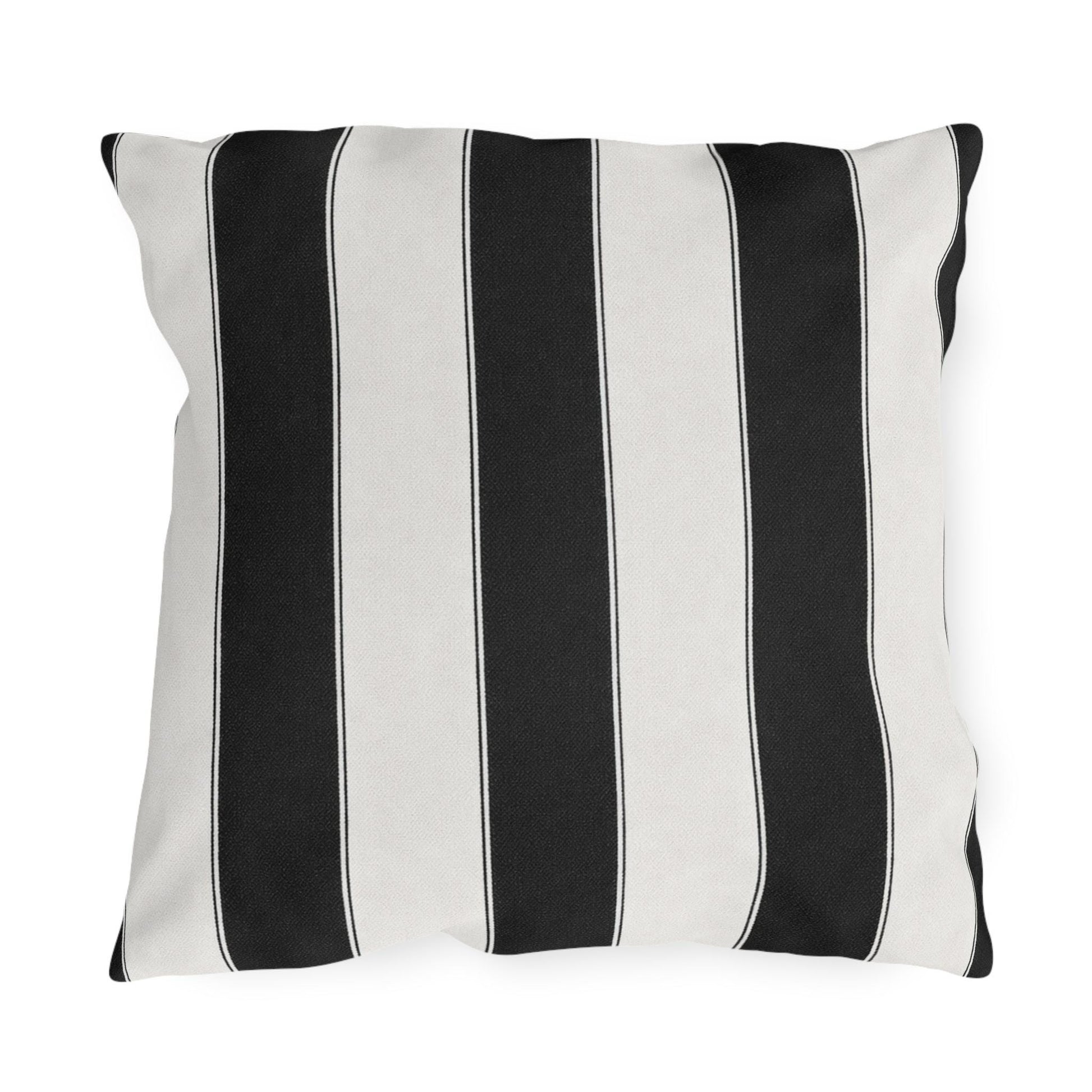 Cabana Stripe Poolside Resort Pillow | Outdoor Pillows | Coastal Patio Cushion