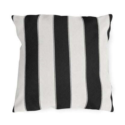 Cabana Stripe Poolside Resort Pillow | Outdoor Pillows | Coastal Patio Cushion
