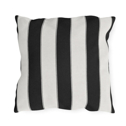 Cabana Stripe Poolside Resort Pillow | Outdoor Pillows | Coastal Patio Cushion