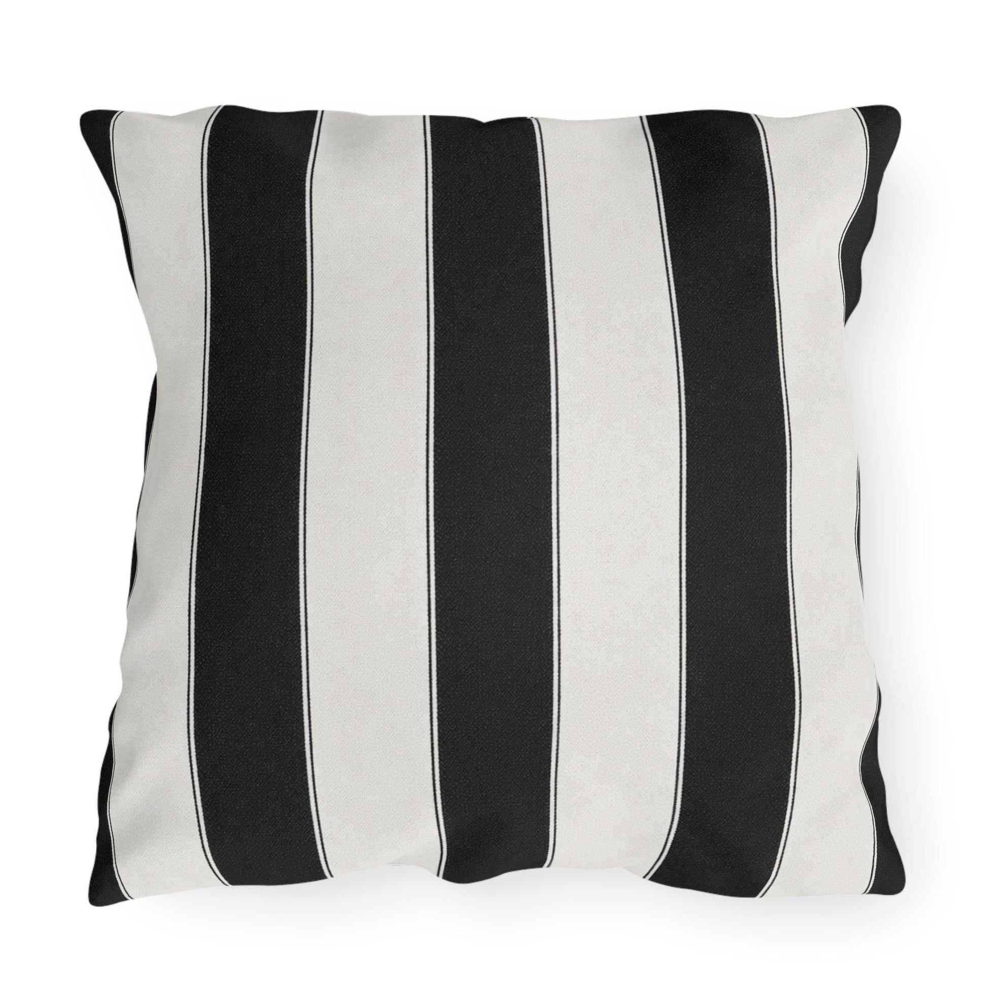 Cabana Stripe Poolside Resort Pillow | Outdoor Pillows | Coastal Patio Cushion