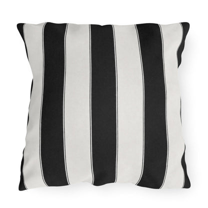 Cabana Stripe Poolside Resort Pillow | Outdoor Pillows | Coastal Patio Cushion