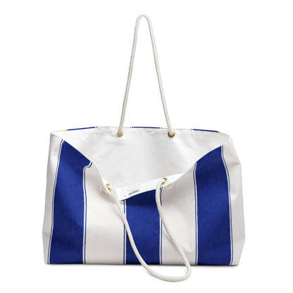 Cabana Poolside Stripe Resort Weekender Bag | Beach Tote for Towels, Makeup, Phone & Magazines
