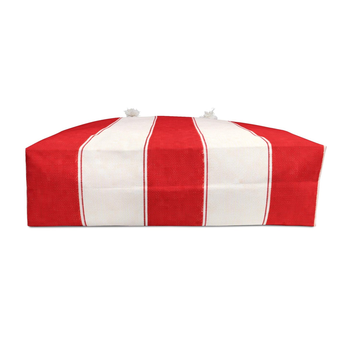Cabana Poolside Red Stripe Resort Weekender Bag | Beach Tote for Towels, Makeup, Phone & Magazines
