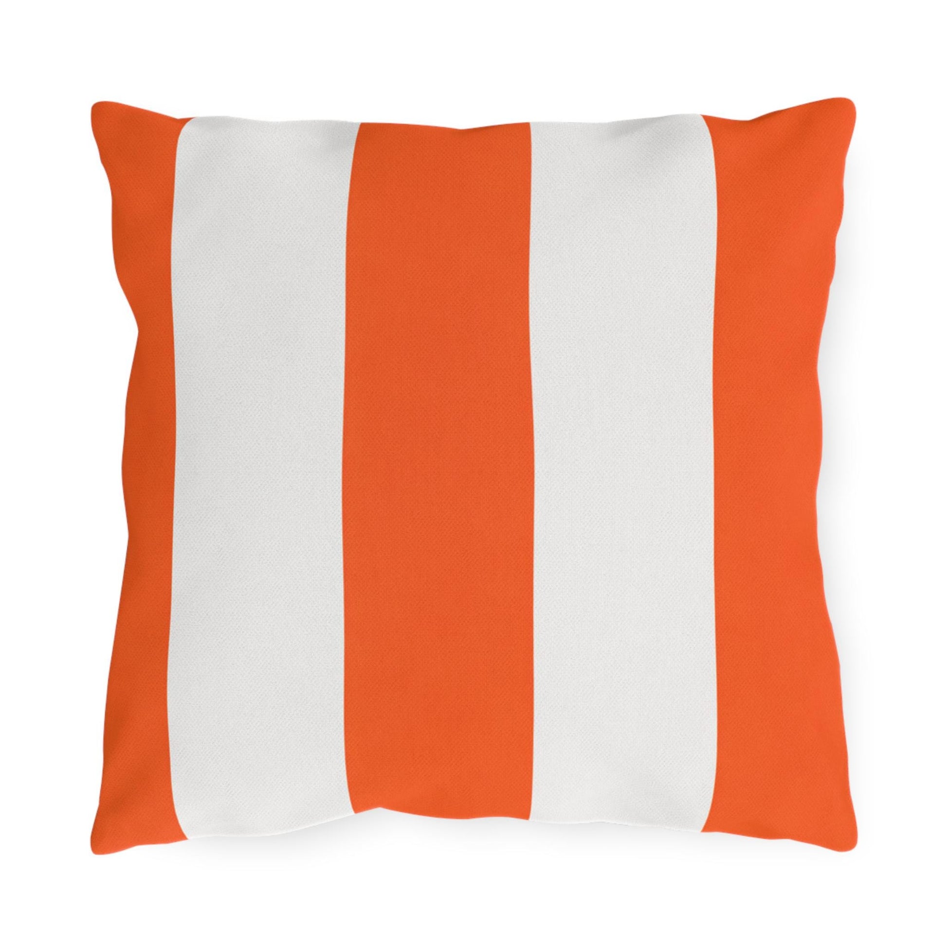 Cabana Yellow Orange Poolside Resort Pillow | Outdoor Pillows | Coastal Patio Cushion