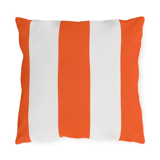Cabana Yellow Orange Poolside Resort Pillow | Outdoor Pillows | Coastal Patio Cushion