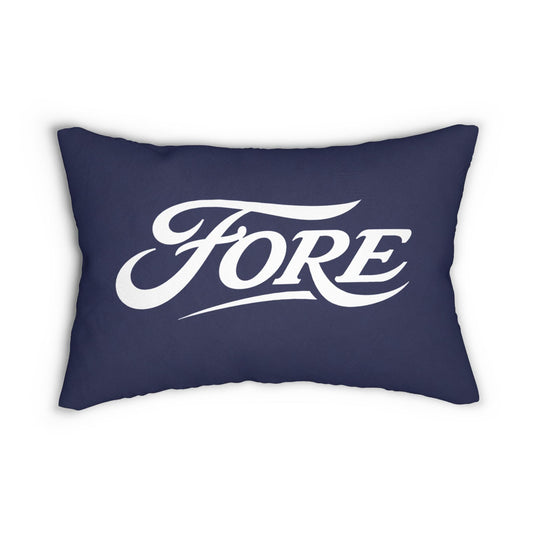 Fore Golfing lumbar pillow | Golf Decor, Golf Lover Accent Pillow