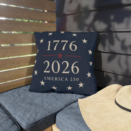 USA Flag Decor Outdoor Pillows | 250th Anniversary Patriotic Pillow
