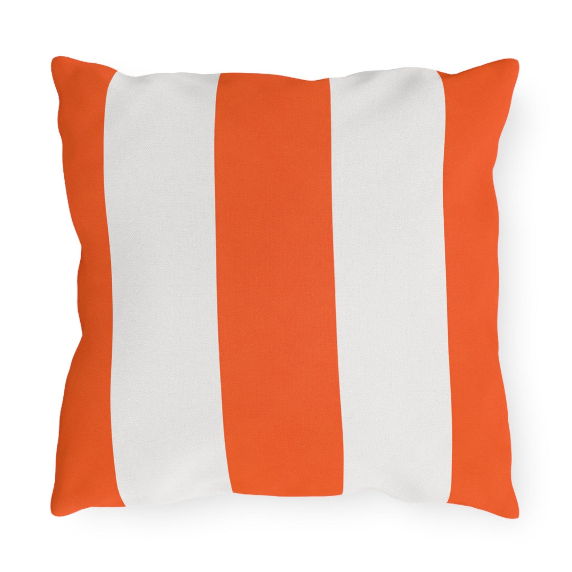 Cabana Yellow Orange Poolside Resort Pillow | Outdoor Pillows | Coastal Patio Cushion