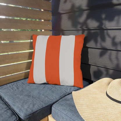 Cabana Yellow Orange Poolside Resort Pillow | Outdoor Pillows | Coastal Patio Cushion