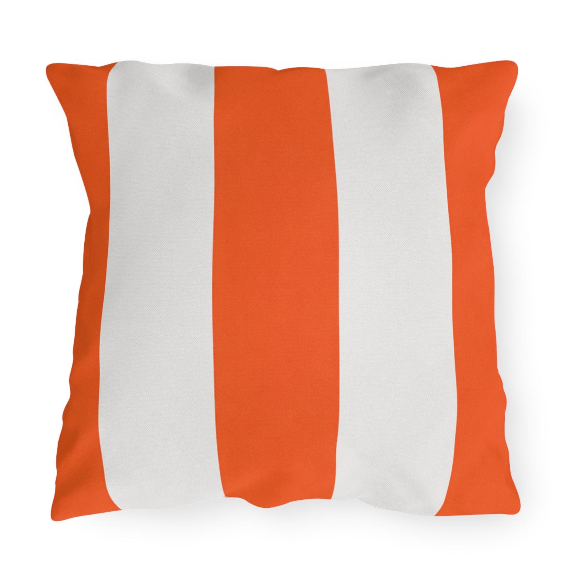 Cabana Yellow Orange Poolside Resort Pillow | Outdoor Pillows | Coastal Patio Cushion