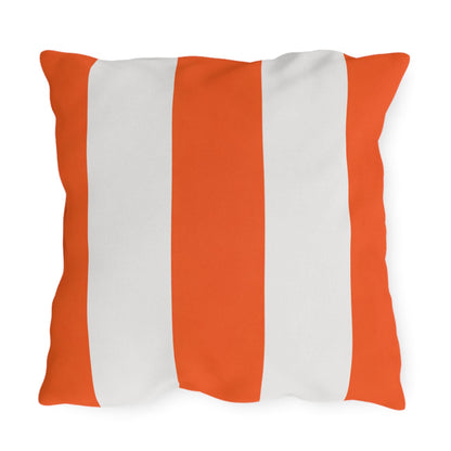 Cabana Yellow Orange Poolside Resort Pillow | Outdoor Pillows | Coastal Patio Cushion