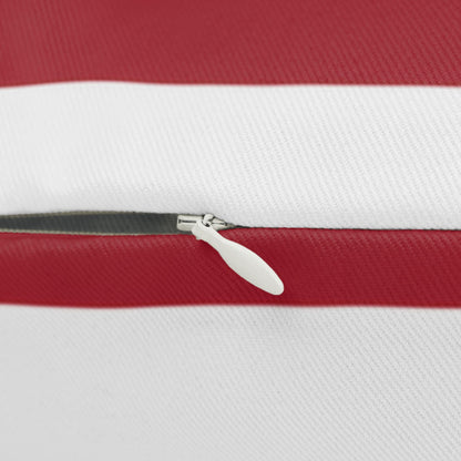 1776 and Modern USA Flag Lumbar Pillow | Reversible Patriotic Pillow