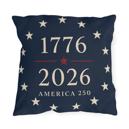 USA Flag Decor Outdoor Pillows | 250th Anniversary Patriotic Pillow