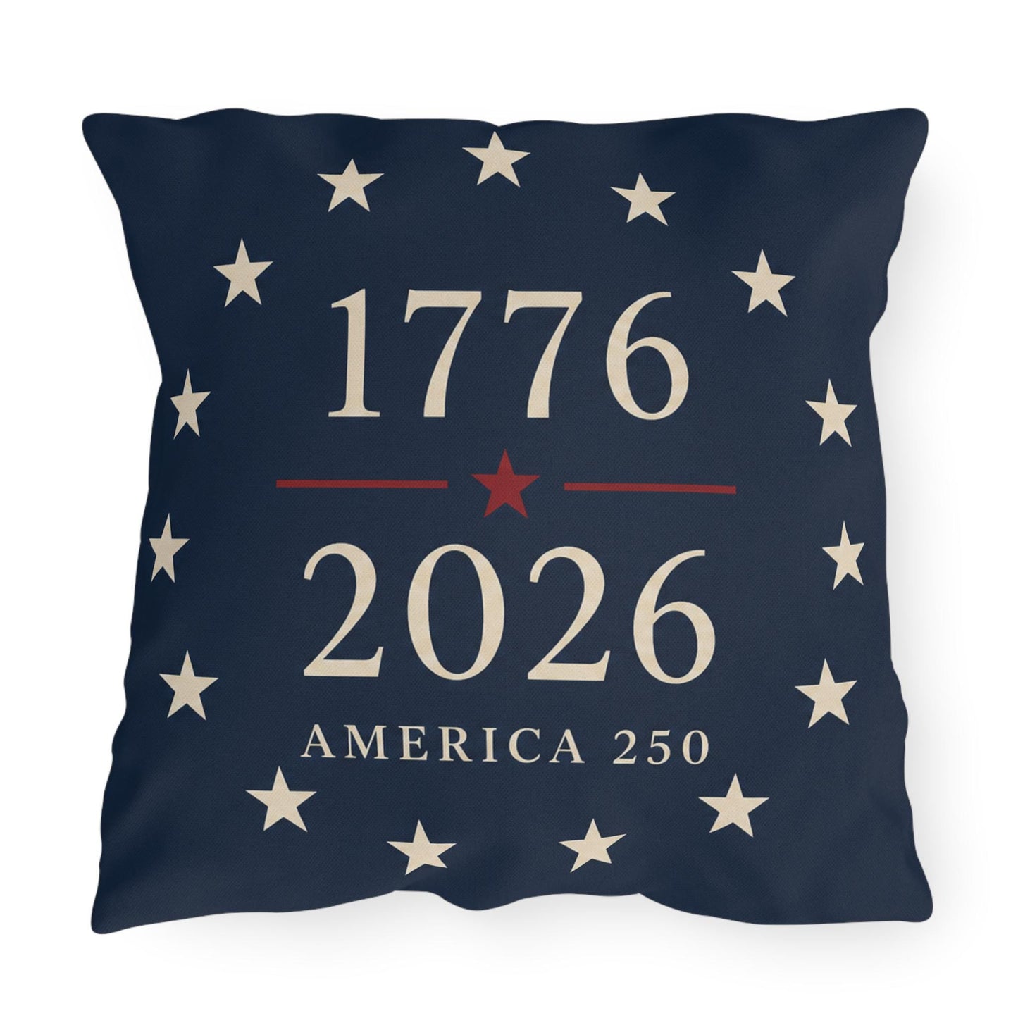 USA Flag Decor Outdoor Pillows | 250th Anniversary Patriotic Pillow