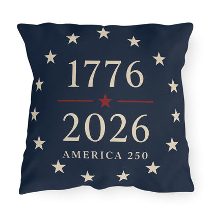 USA Flag Decor Outdoor Pillows | 250th Anniversary Patriotic Pillow