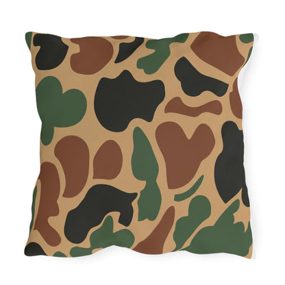Camouflage Old School Outdoor Pillows | Throw Pillow, Made in USA