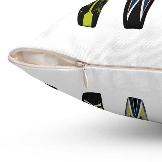 Water Ski Lake House Pillow | Modern Ski Cabin Decor, Nautical Watersports Throw