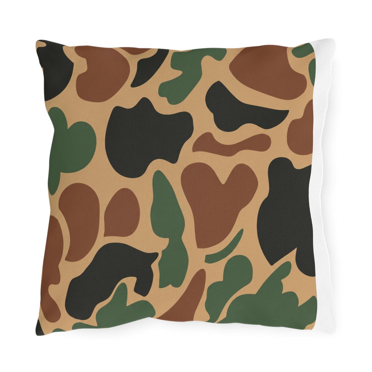 Camouflage Old School Outdoor Pillows | Throw Pillow, Made in USA