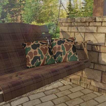 Camouflage Old School Outdoor Pillows | Throw Pillow, Made in USA