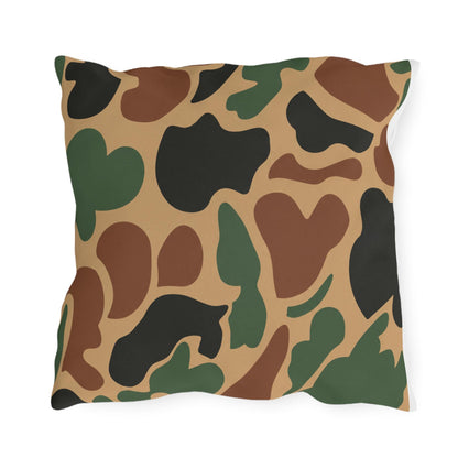 Camouflage Old School Outdoor Pillows | Throw Pillow, Made in USA