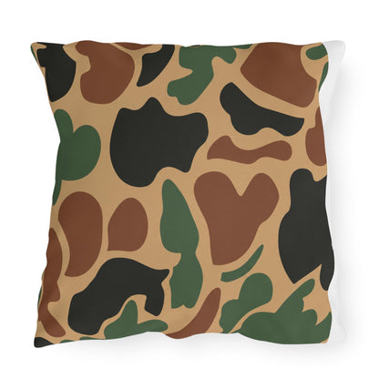 Camouflage Old School Outdoor Pillows | Throw Pillow, Made in USA