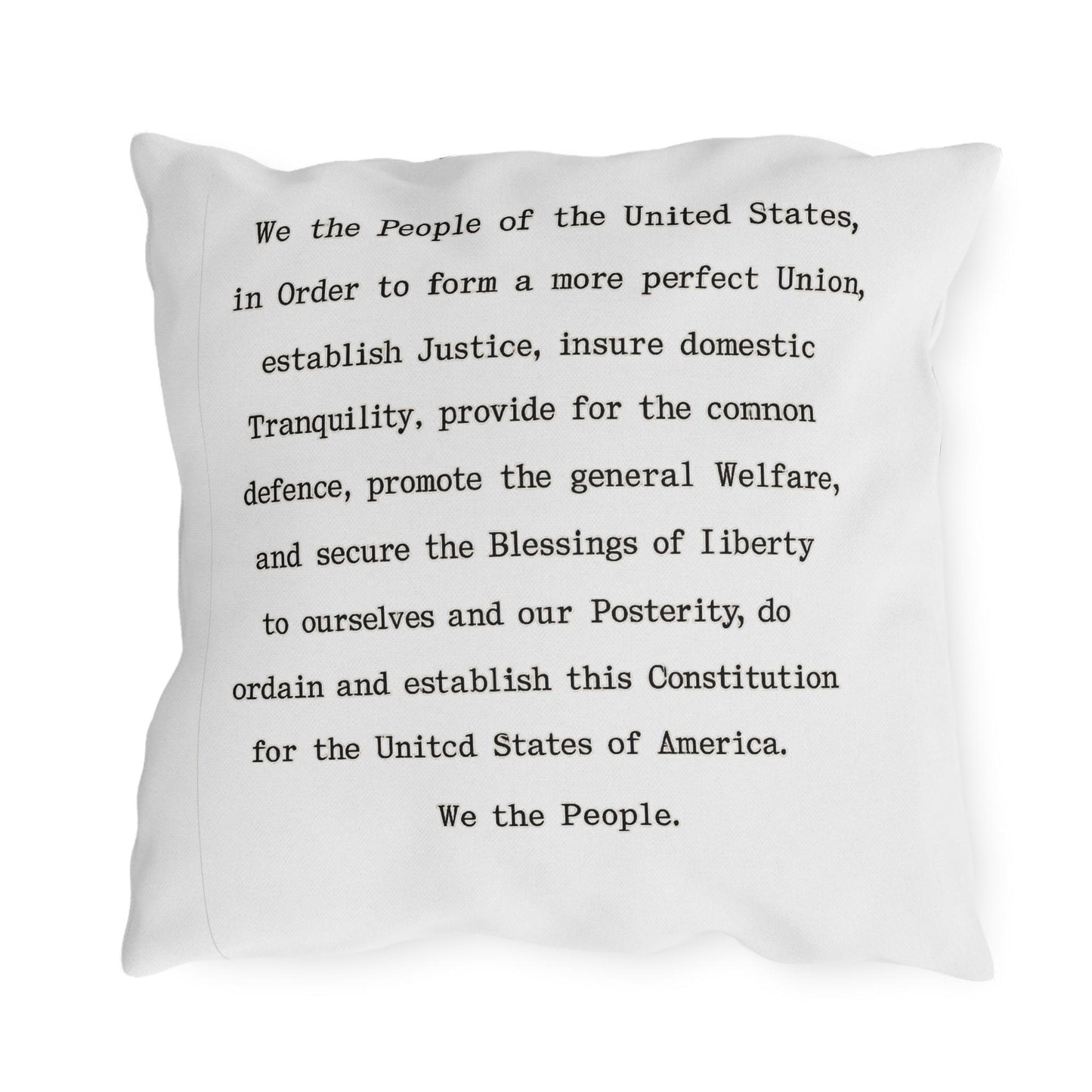 America 250 Patriotic Throw Pillow | Outdoor Pillows